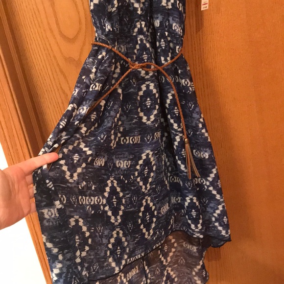 NWT New Boundaries Hi Lo Pleated Dress M - Picture 4 of 4